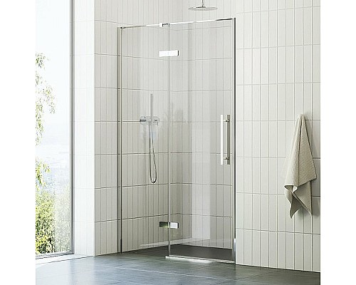 Душевая дверь Ravak Cool COSD2-120 X0VVGCA00Z1 профиль Хром стекло Transparent