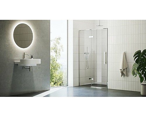 Душевая дверь Ravak Cool COSD2-120 X0VVGCA00Z1 профиль Хром стекло Transparent