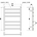 Водяной полотенцесушитель Point Меркурий PN83156W П6 500x600 Белый