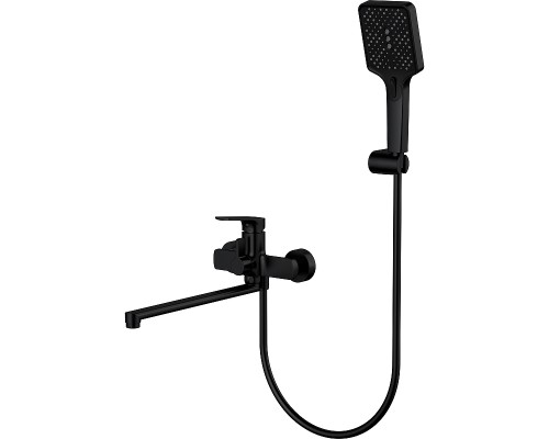 Смеситель для ванны Splenka S30.22.06 универсальный Черный матовый