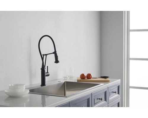 Смеситель для кухни Aquatek Европа AQ1388MB Черный матовый