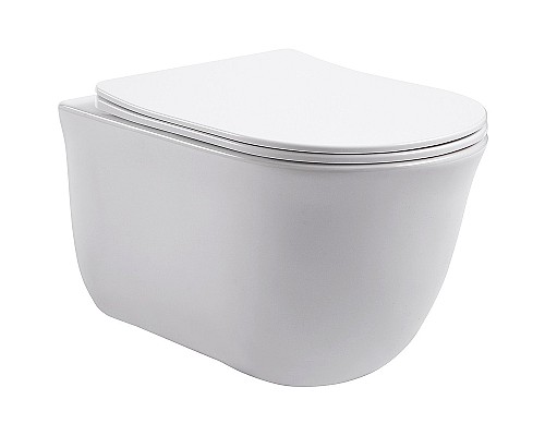 Комплект унитаза с инсталляцией Aquatek Set Aquatek Классик-012 4в1 с сиденьем Микролифт и Черной матовой клавишей смыва