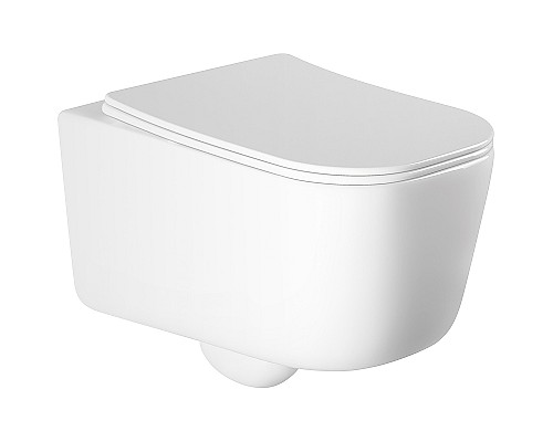 Комплект унитаза с инсталляцией Aquatek Set Aquatek Лугано 4в1 с сиденьем Микролифт и клавишей смыва Хром глянцевый