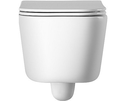 Комплект унитаза с инсталляцией Aquatek Set Aquatek Лугано 4в1 с сиденьем Микролифт и клавишей смыва Хром глянцевый