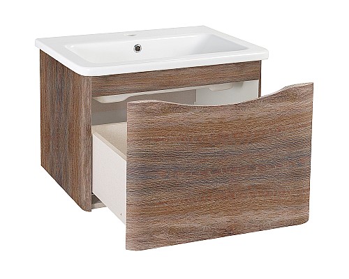 Тумба под раковину Runo Тоскана 60 00-00001414 Темное дерево