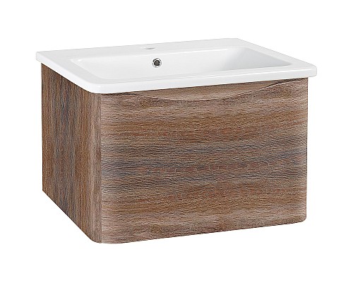 Тумба под раковину Runo Тоскана 80 00-00001417 Темное дерево