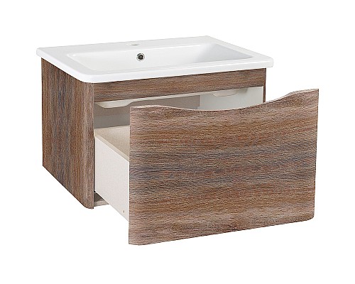 Тумба под раковину Runo Тоскана 80 00-00001417 Темное дерево