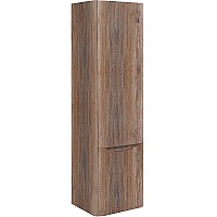 Шкаф пенал Runo Тоскана 35 00-00001420 подвесной Темное дерево