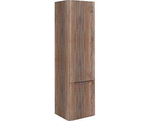 Шкаф пенал Runo Тоскана 35 00-00001420 подвесной Темное дерево