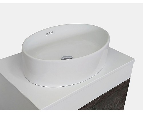 Раковина-чаша Runo Ovale 50 00-00001359 Белая