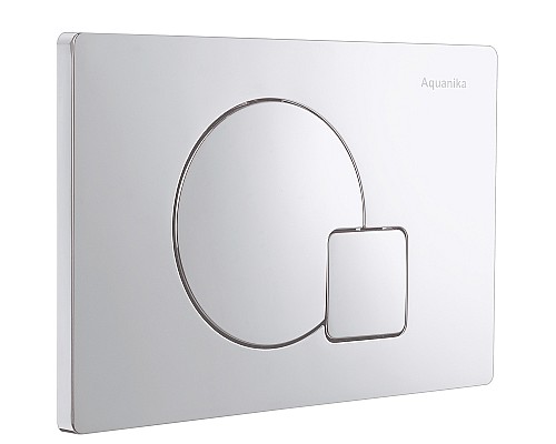 Клавиша смыва Aquanika Basic Q-type 01.02.48 Белая Клавиша смыва Aquanika Basic Q-type 01.02.48 Белая
