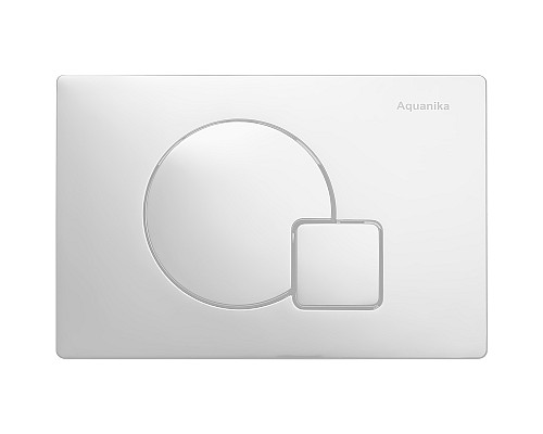 Клавиша смыва Aquanika Basic Q-type 01.02.48 Белая Клавиша смыва Aquanika Basic Q-type 01.02.48 Белая