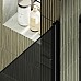 Душевая дверь Maybah Glass MGD-806-6 800x1980 на монопетле Черный стекло графитовое