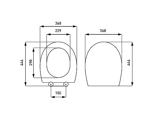Сиденье для унитаза Vitra Universal 805-003-009 с Микролифтом