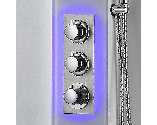 Душевая панель beWash BV3TMSP7233 с гидромассажем Белая