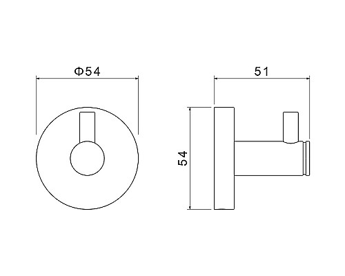 Крючок Aquatek Европа AQ4101CR Хром
