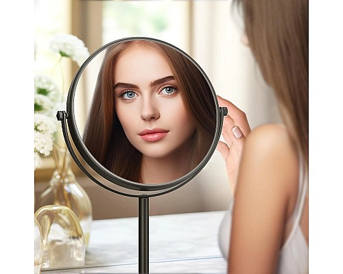 Косметическое зеркало Aquatek AQ4914MB Черное матовое