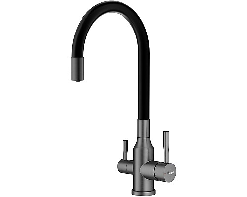 Смеситель для кухни Raglo R81.64.09 Графит матовый Черный