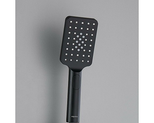 Ручной душ Aquatek Лира Select 80 3 jet AQ2005MB Черный матовый
