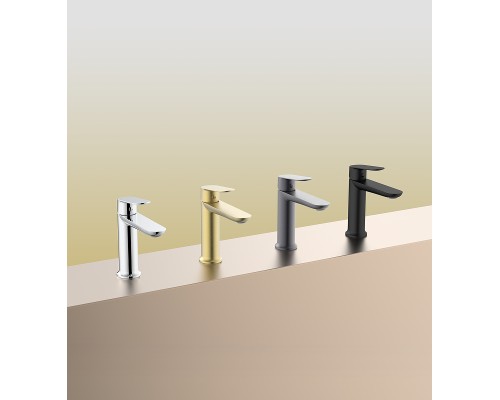 Смеситель для раковины Splenka S41.10.06 Черный матовый