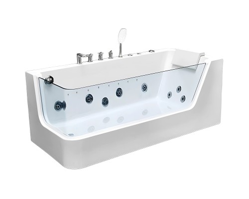 Акриловая ванна Ceruttispa 170x80 R 9948 с гидромассажем