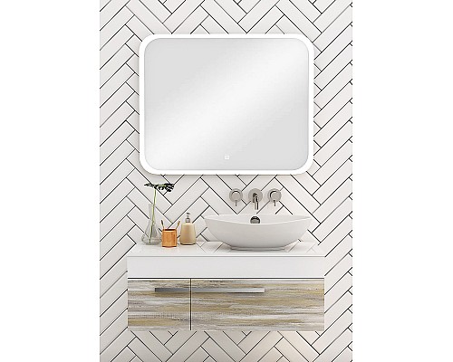 Зеркало Runo Руан 100 00-00001290 с подсветкой с сенсорным выключателем