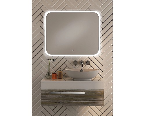 Зеркало Runo Руан 100 00-00001290 с подсветкой с сенсорным выключателем