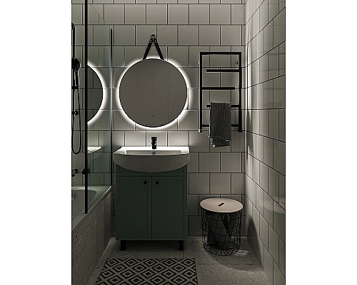 Зеркало Runo Руан 65 00-00001292 с подсветкой с сенсорным выключателем