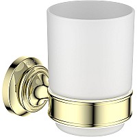 Стакан для зубных щеток Aquatek Классик AQ4504PG Полированное золото