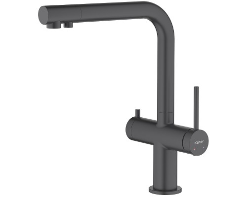 Смеситель для кухни Aquatek Европа AQ1385MB Черный матовый
