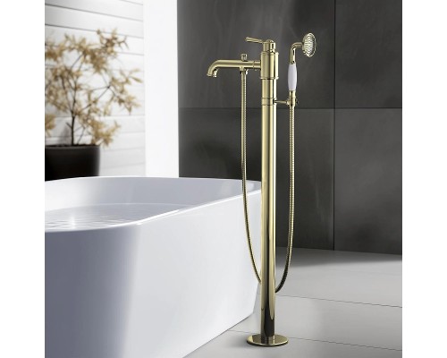 Смеситель для ванны Aquatek Классик AQ1545PG Полированное золото
