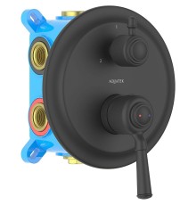 Смеситель для душа Aquatek Классик Черный матовый