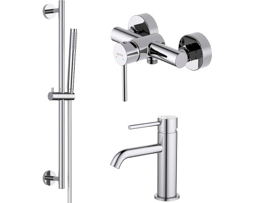 Комплект смесителей Aquatek Европа AQ1331CR Хром