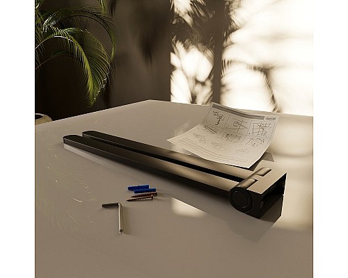 Полотенцедержатель Altasan Лотос ЛТ61ЧМ двойной поворотный Черный матовый