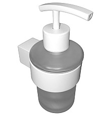 Дозатор для жидкого мыла Altasan Лотос ЛТ80БМ Белый матовый