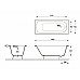 Чугунная ванна Delice Continental 160x70 DLR230626R с отверстиями под ручки без антискользящего покрытия
