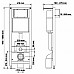 Инсталляция Berges Atom 040330 для унитаза без клавиши смыва