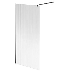 Душевая перегородка Kerama Marazzi Cristallo 100 CT.100.WI.CR профиль Хром стекло рифленое