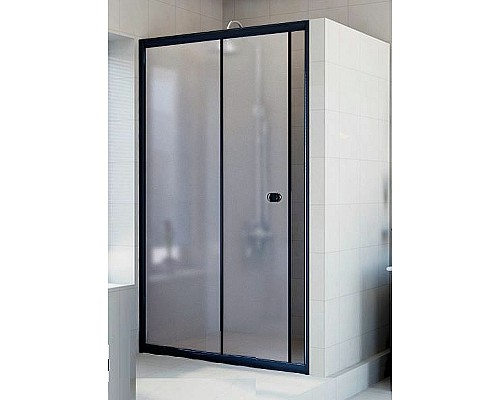 Душевая дверь Radomir Вита 160 1-63-6-0-0-1121 профиль Черный стекло матовое
