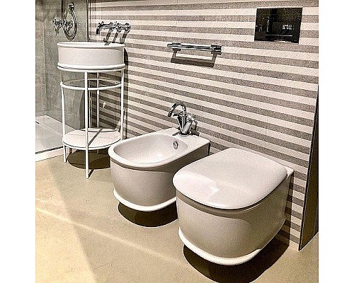 Консоль под раковину Artceram Vogue 44 ACA058 05 Белая матовая Консоль под раковину Artceram Vogue 44 ACA058 05 Белая матовая