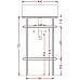 Консоль под раковину Artceram Vogue 44 ACA058 05 Белая матовая