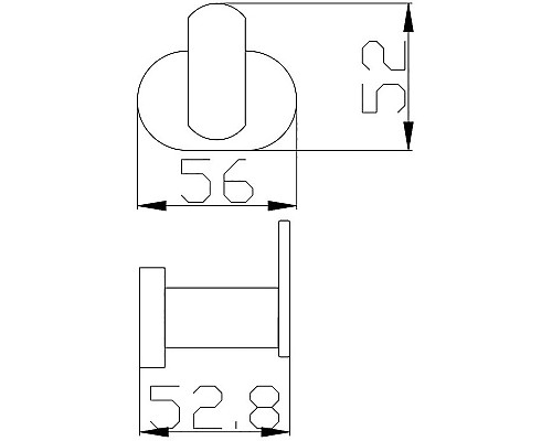 Крючок Rav Slezak Yukon YUA0100 Хром