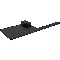 Держатель туалетной бумаги Raglo R301.03.06 с полкой Черный матовый