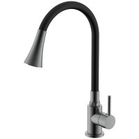 Смеситель для кухни Splenka S201.4306.09 Графит матовый Черный