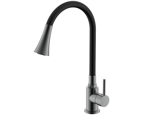 Смеситель для кухни Splenka S201.4306.09 Графит матовый Черный