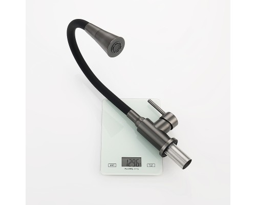 Смеситель для кухни Splenka S201.4306.09 Графит матовый Черный