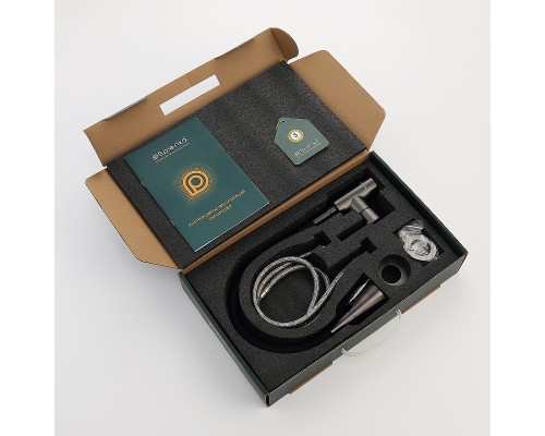 Смеситель для кухни Splenka S201.4306.09 Графит матовый Черный