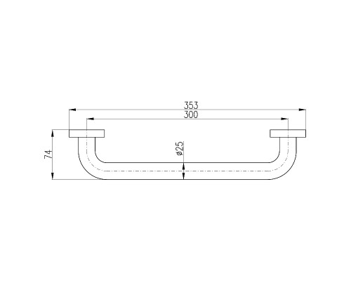 Поручень Rav Slezak Colorado COA0705SM Бронза