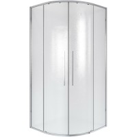 Душевой уголок Niagara Nova 100х100 NG-3627-34 профиль Хром стекло шиншилла