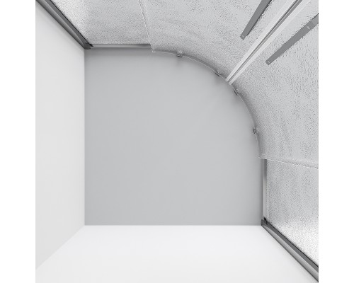 Душевой уголок Niagara Nova 100х100 NG-3627-34 профиль Хром стекло шиншилла